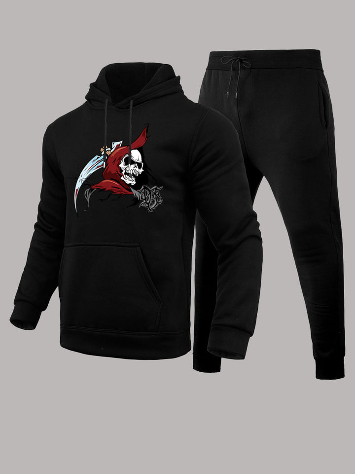 Herren Sportliches Hoodie- und Jogginghose-Set Aliams
