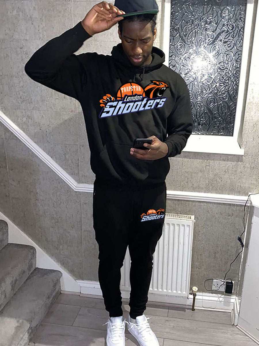 Herren Sportliches Hoodie- und Jogginghose-Set mit stylischem Basketball-Design Aliams