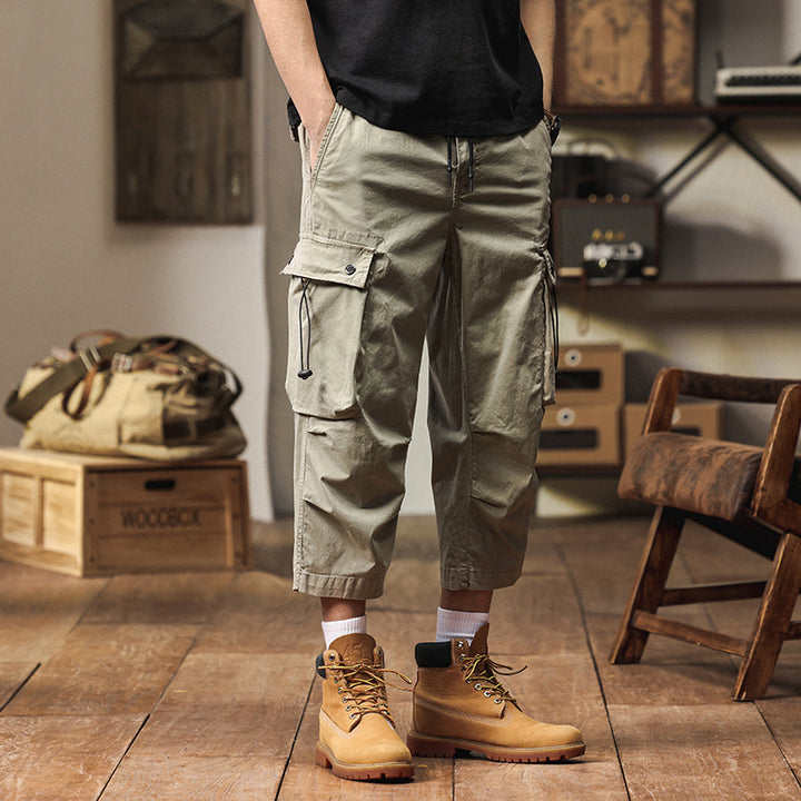 Herren Cargo-Hose mit multifunktionalen Taschen und elastischem Bund Aliams 1758210203