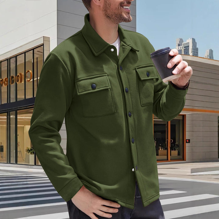 Herren Freizeithemd mit verschließbaren Brusttaschen Aliams