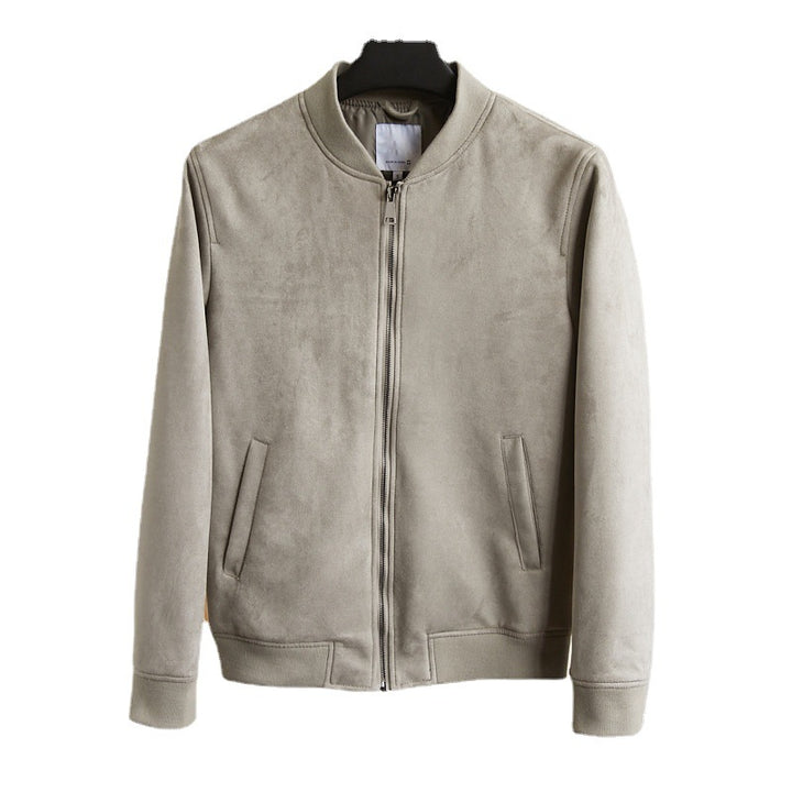 Herren elegante und bequeme Wildlederjacke Hedi-Mode