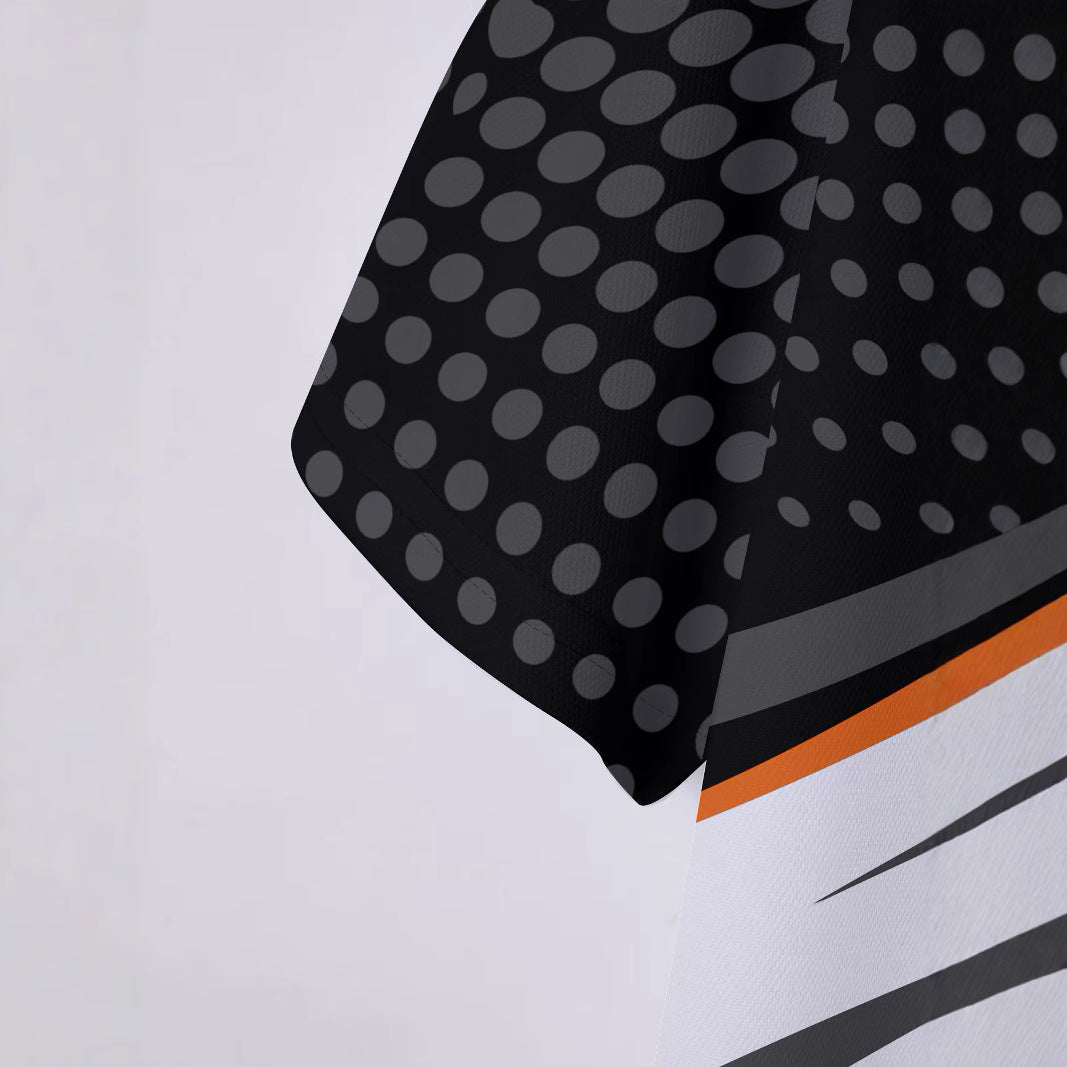 Herren Sportliches Poloshirt mit dynamischem Grafikdesign Aliams