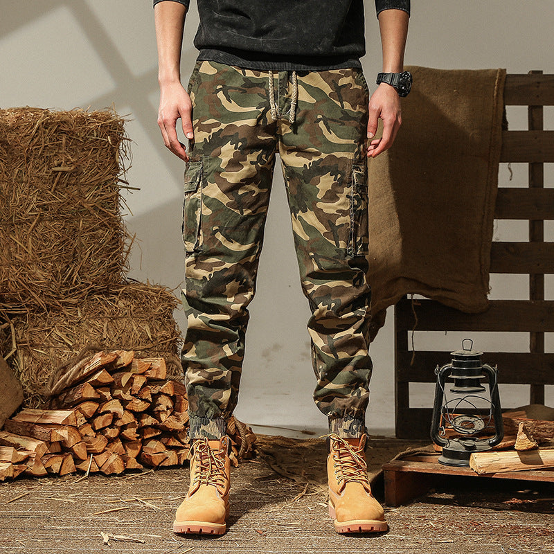 Herren Cargohosen im urbanen Camouflage-Stil Aliams