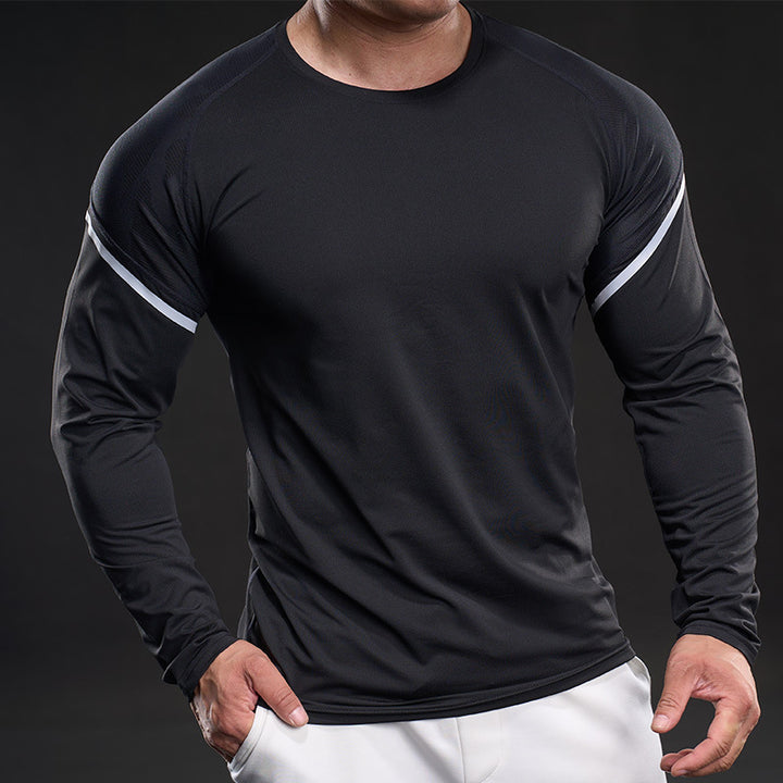 Herren sportliches Langarm-Funktionsshirt Aliams