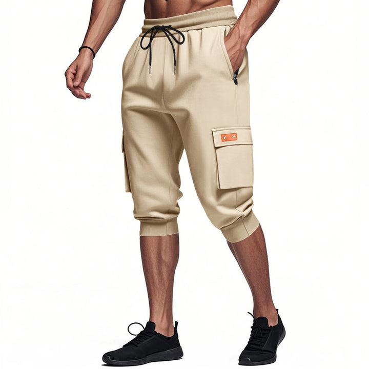 Herren Cargo-Shorts mit seitlichen Taschen und regulierbarem Bund Aliams