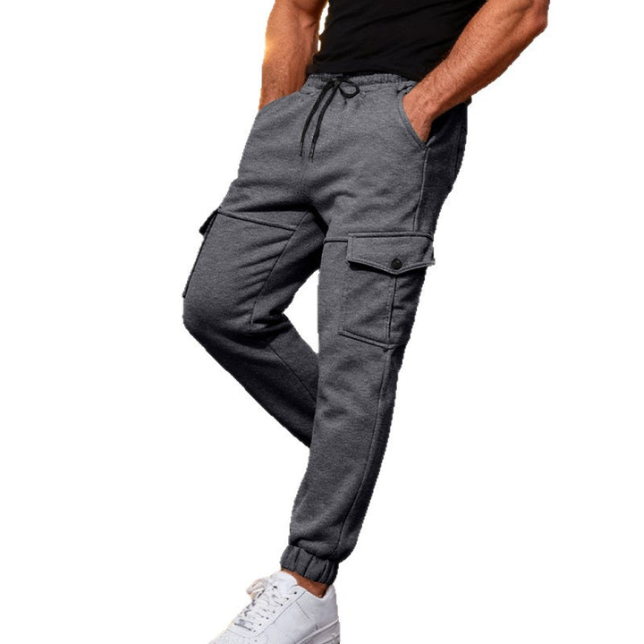 Herren Cargo-Jogginghose mit elastischem Bund und praktischen Seitentaschen Aliams