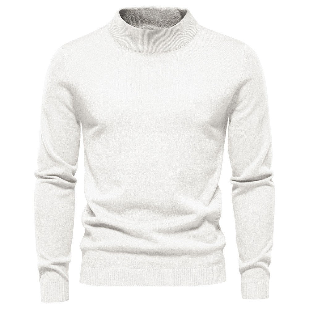 Herren Rollkragenpullover aus weichem Strickstoff Aliams
