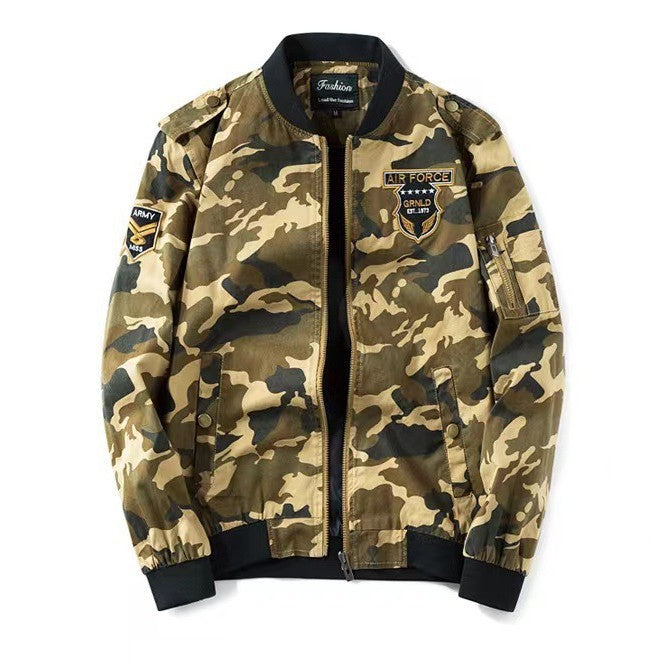 Herren Camouflage Bomberjacke Aliams