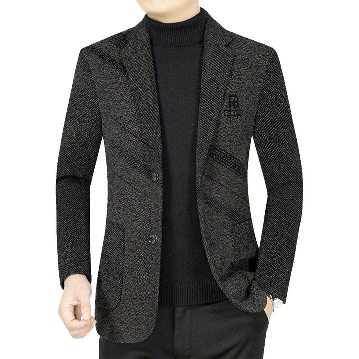 Herren Casual Slim Fit Jacke aus technischem Stoff Aliams