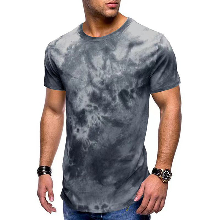 Herren T-Shirt mit trendiger Batik-Optik Aliams