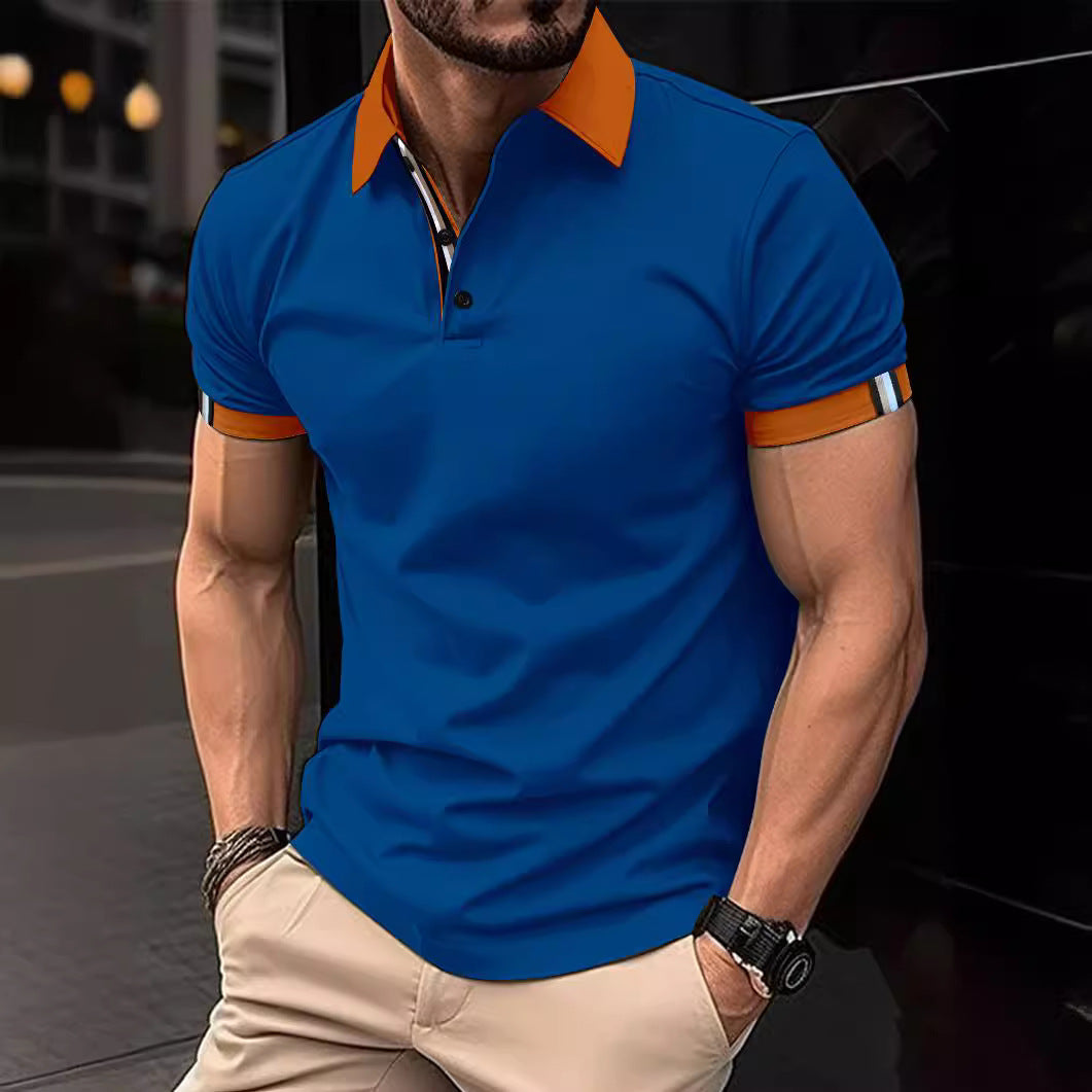 Herren Performance Polohemd mit Kontrastdetails Aliams