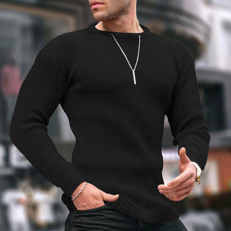 Herren Strickpullover mit strukturiertem Muster Aliams