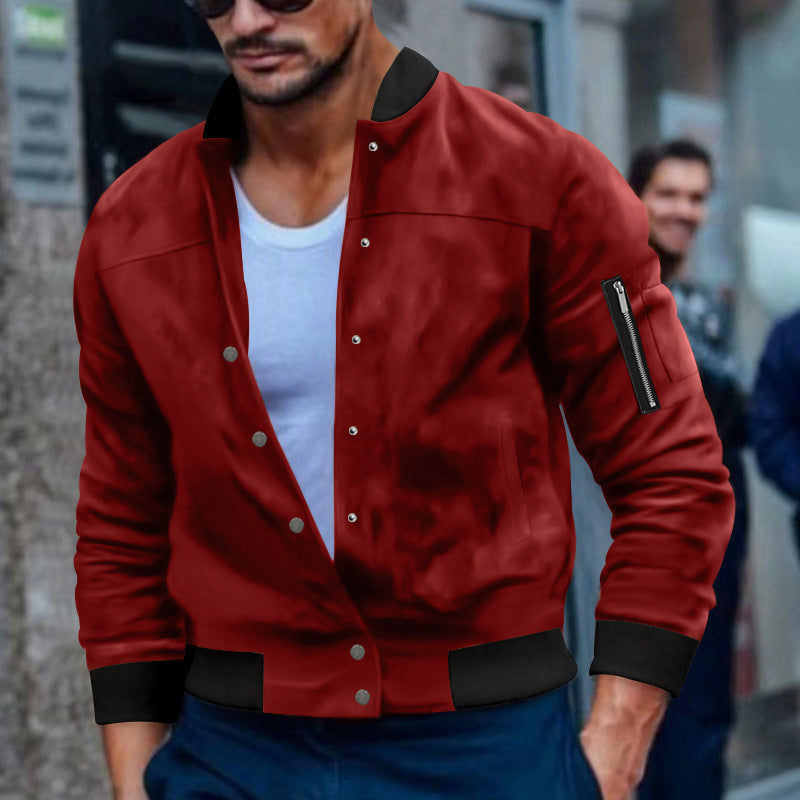 Herren Bomberjacke mit praktischen Reißverschlusstaschen Aliams