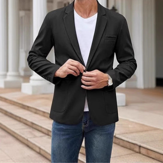 Herren eleganter Sakko mit schmalem Schnitt Aliams