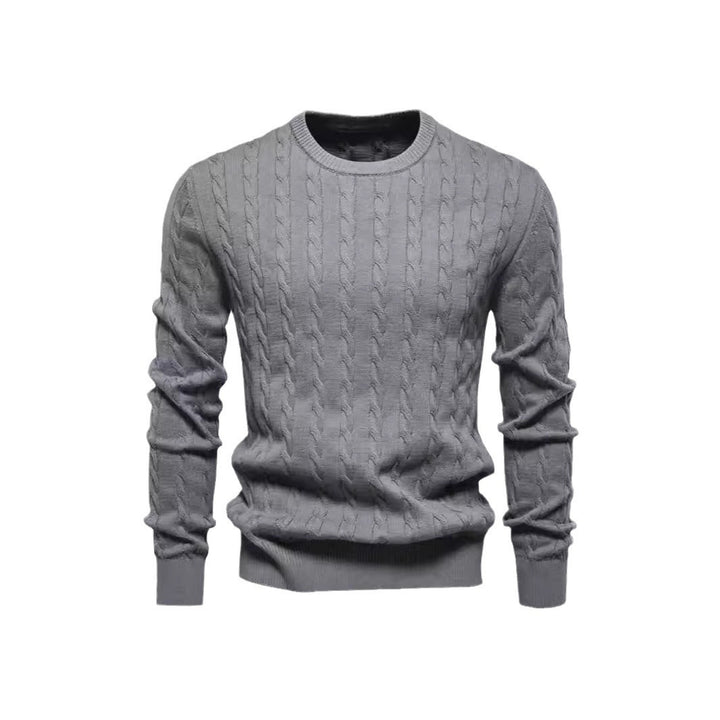 Herren Gemusterter Strickpullover Aliams