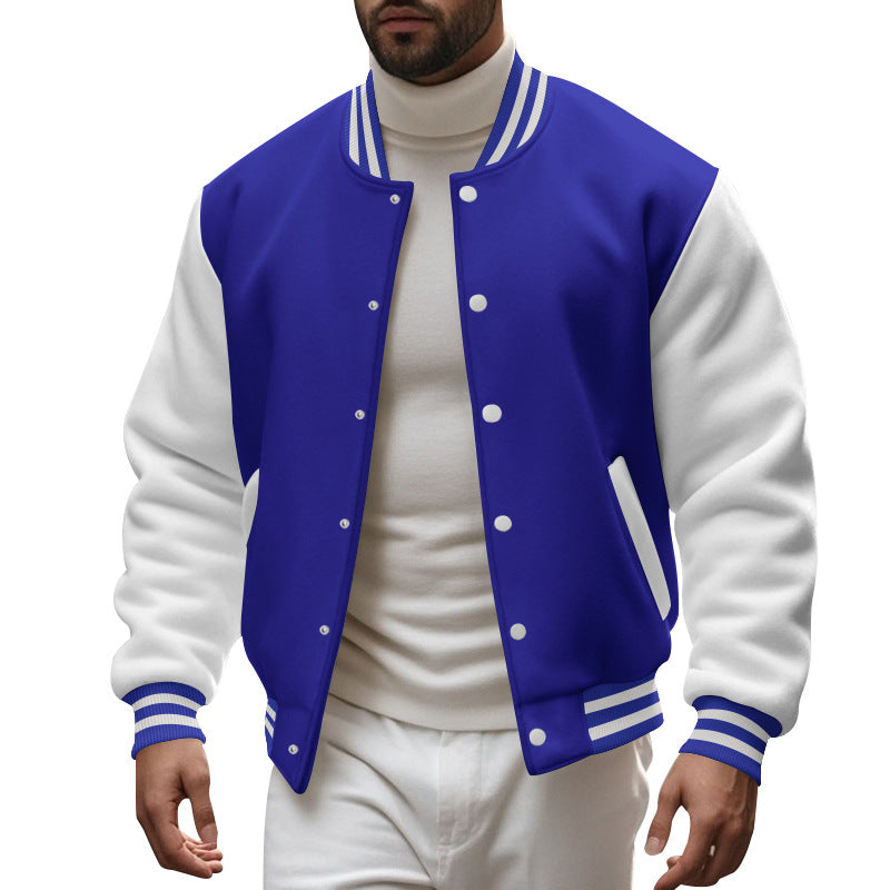 Herren Sportliche Collegejacke Aliams