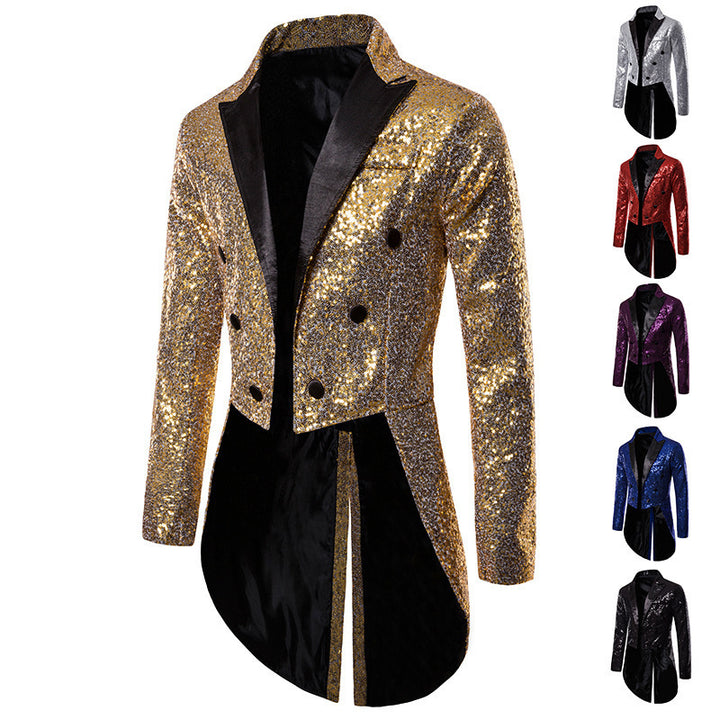 Herren glitzernder Abendblazer Aliams