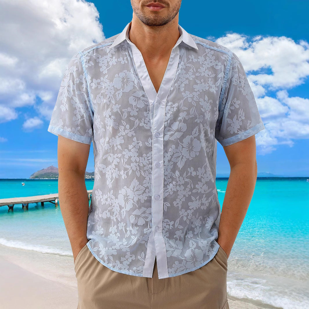 Herren Kurzarmhemd Aliams