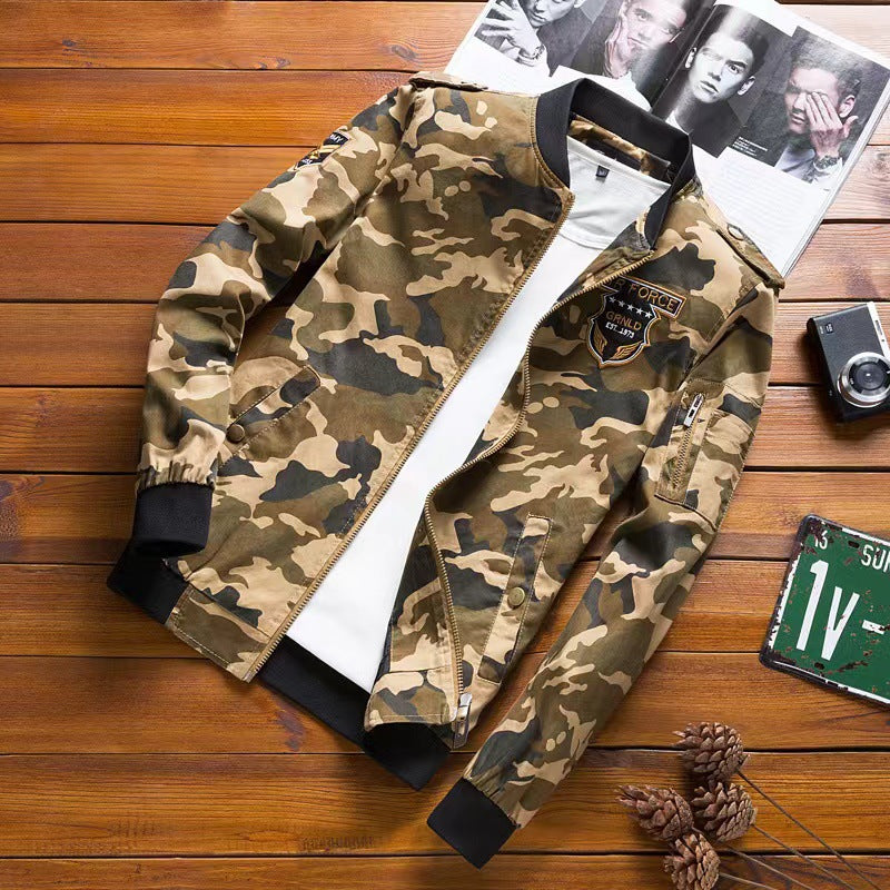 Herren Camouflage Bomberjacke Aliams