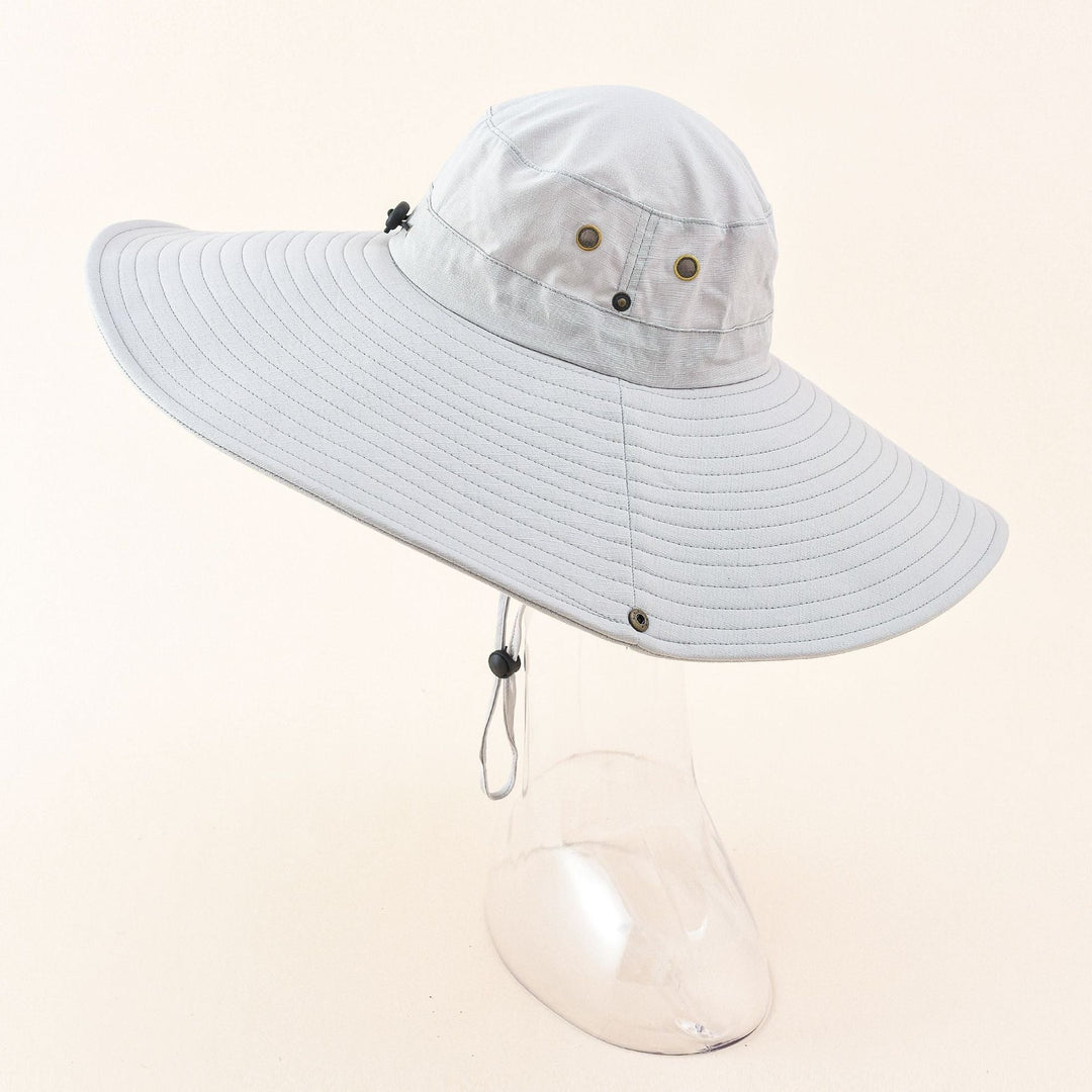 Damen Uv-Schutz Sonnenhut mit Breiter Krempe und Verstellbarem Kinnband Aliams