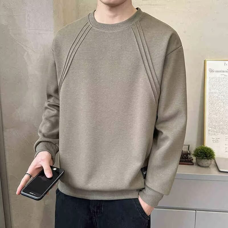 Herren Sweatshirt mit modernem Design und funktionalen Details Aliams