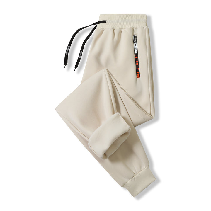 Herren Sportliche Jogginghose mit praktischen Reißverschlusstaschen Aliams