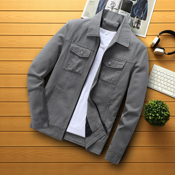 Herren stilvolle Multifunktionsjacke mit praktischen Taschen Aliams