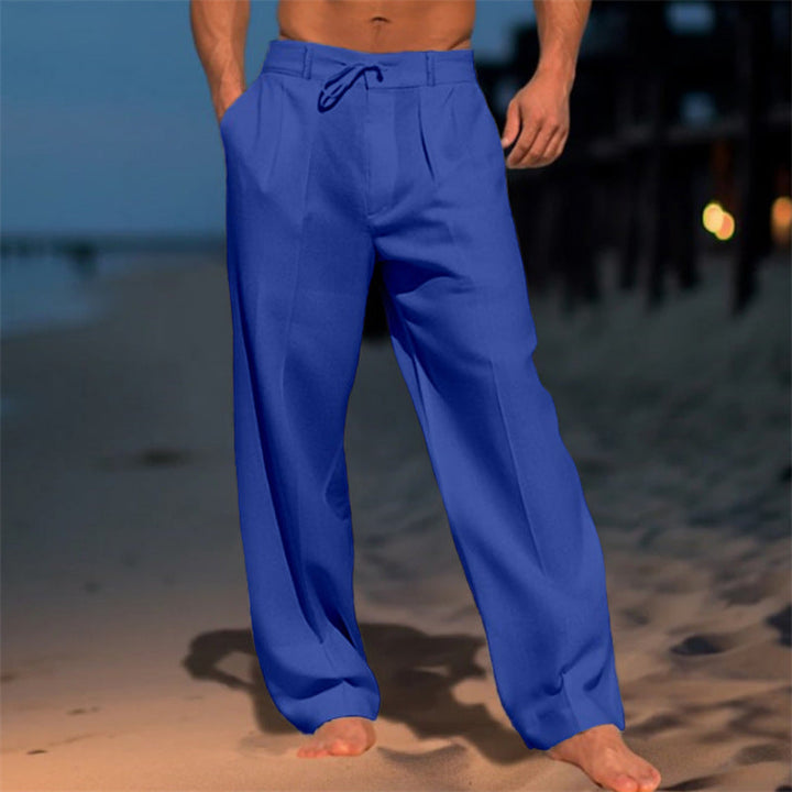 Herren Elegante Chinohose mit Lockerer Passform Aliams