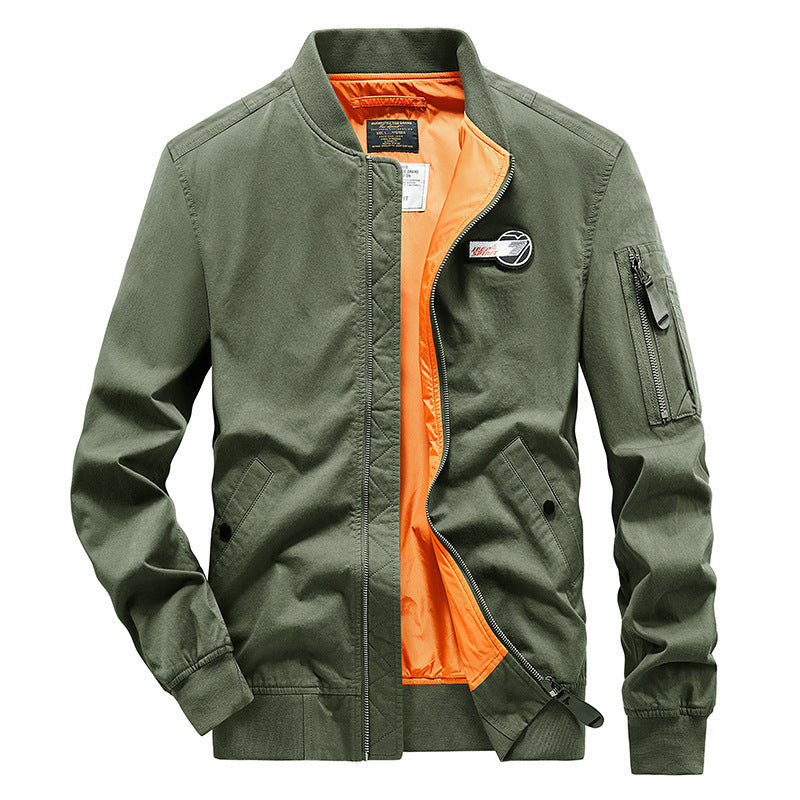 Herren Bomberjacke mit praktischen Reißverschlusstaschen und innovativem Innenfutter Aliams
