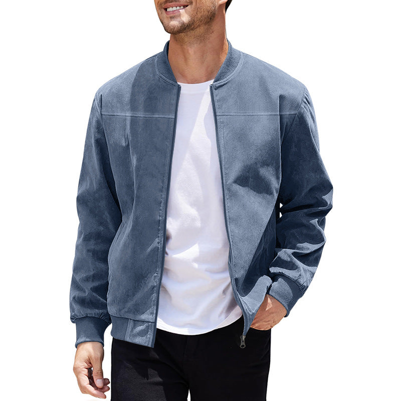 Herren stylische Bomberjacke mit sportlichem Schnitt Aliams