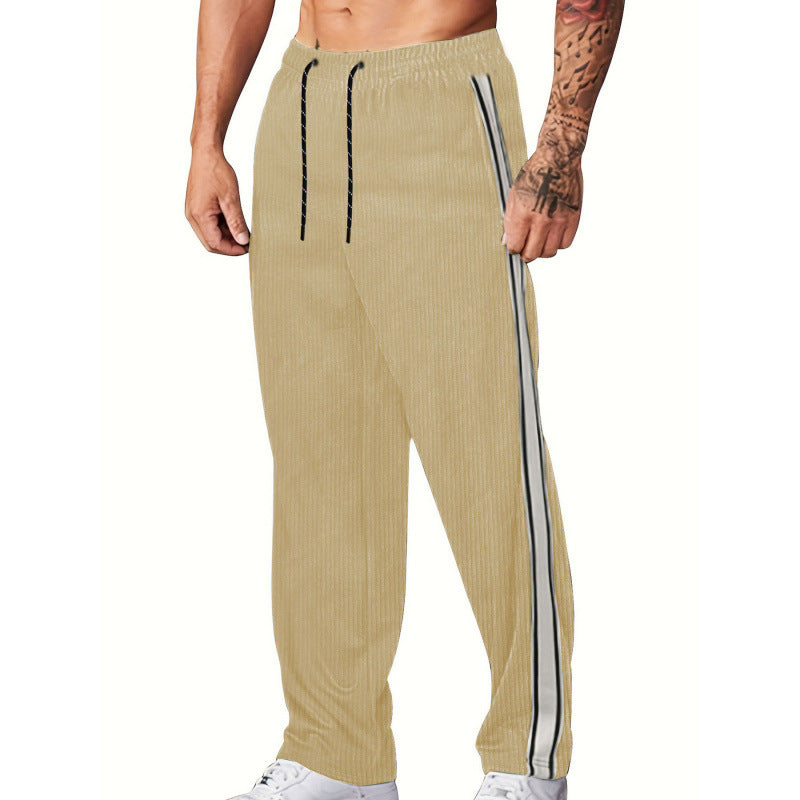 Herren Sportliche Freizeithose mit seitlichen Streifen Aliams