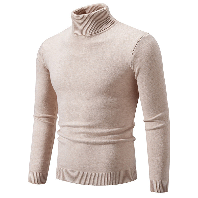Herren eleganter Rollkragenpullover aus feiner Baumwolle Aliams
