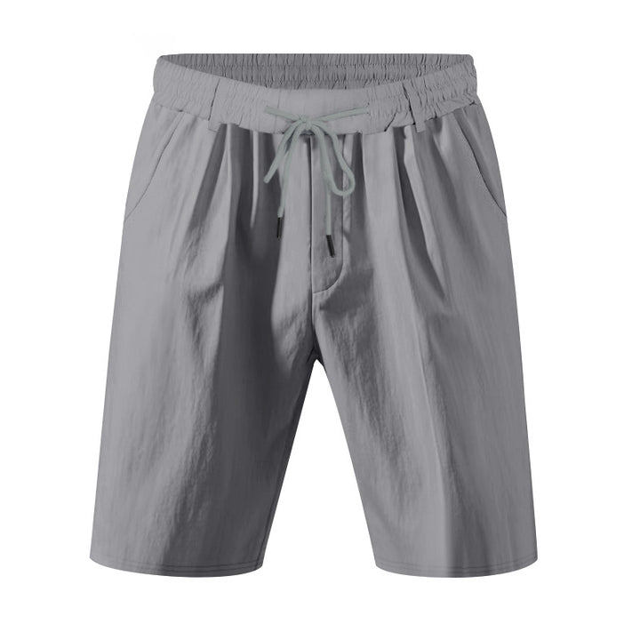Herren komfortable Freizeit-Shorts mit elastischem Bund und praktischen Taschen Aliams