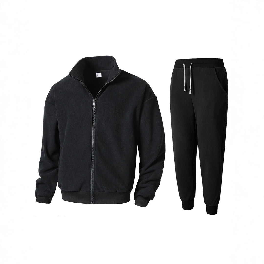Herren Fleecejacke und Jogginghose Set Aliams