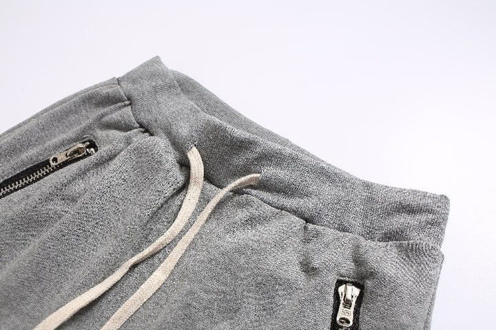 Herren Sportliche Jogginghose im modernen Design mit seitlichen Reißverschlüssen Aliams