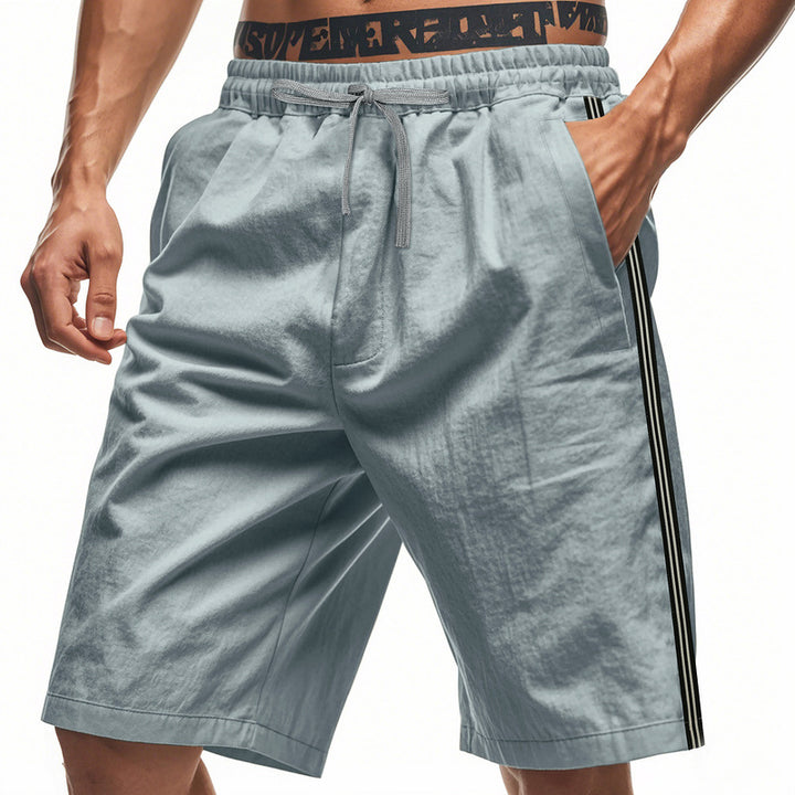 Herren Sportliche Freizeithosen mit elastischem Bund und funktionalen Seitentaschen Aliams