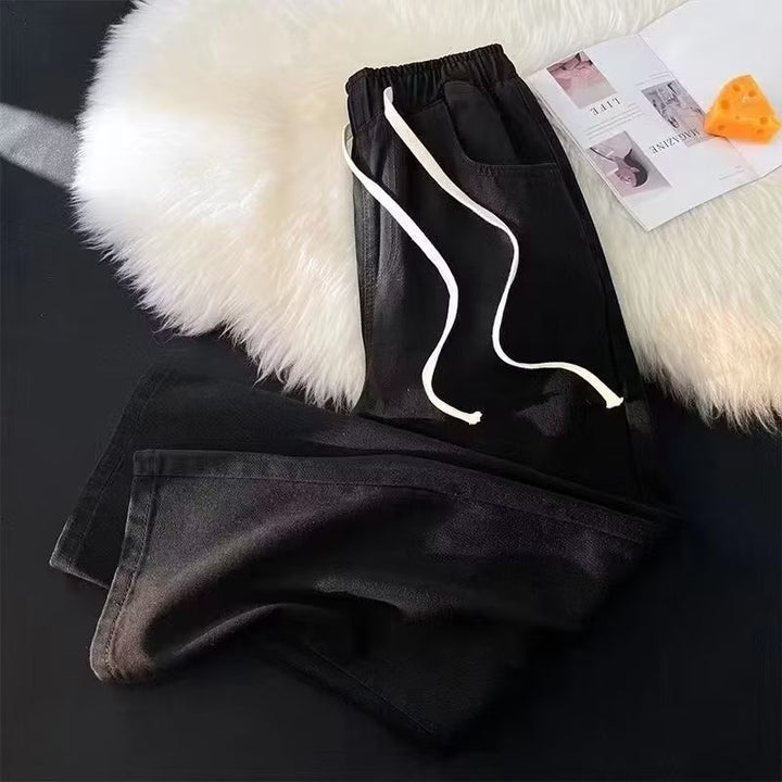 Herren Sportliche Freizeithose mit Kordelzug und tiefen Taschen Aliams