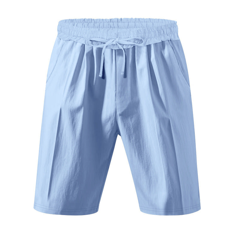 Herren sportliche Funktionsshorts mit verstellbarem Bund und atmungsaktivem Material Aliams