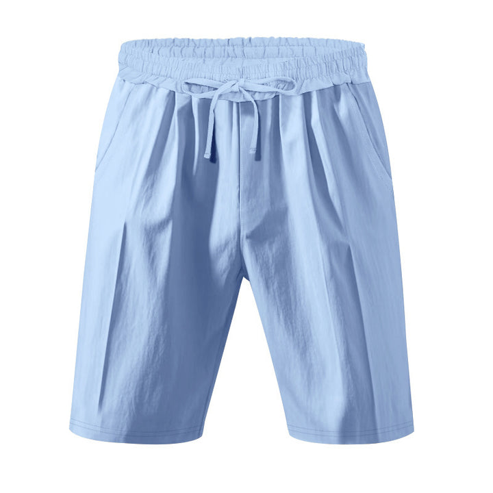 Herren sportliche Funktionsshorts mit verstellbarem Bund und atmungsaktivem Material Aliams