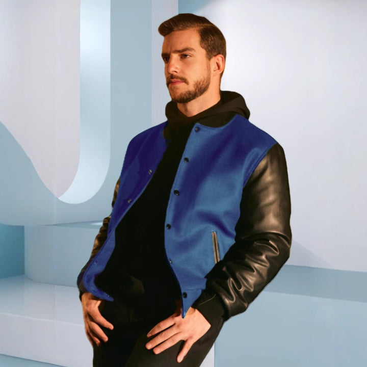 Herren Retro Collegejacke Aliams