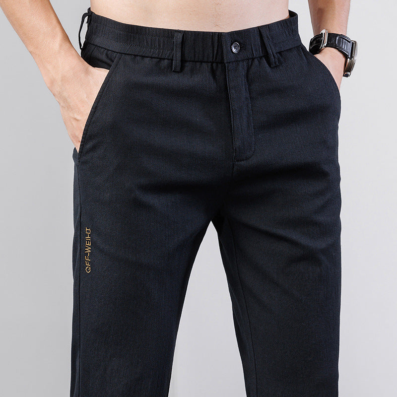 Herren elegante Freizeithose Aliams