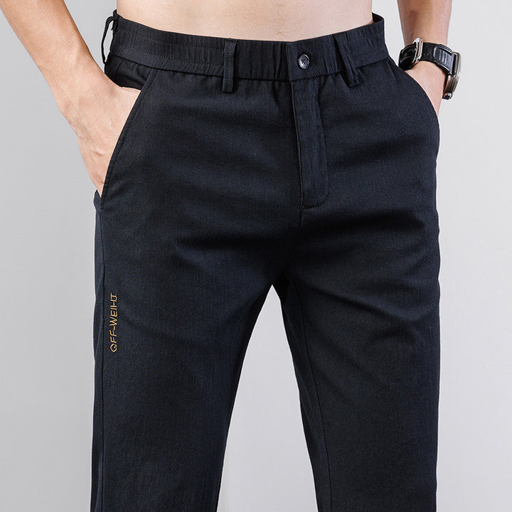 Herren elegante Freizeithose Aliams