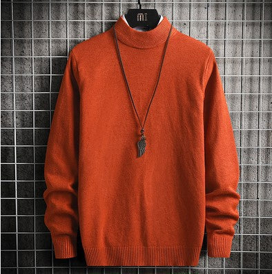 Herren warme Rollkragenpullover aus feinem Strickmaterial Aliams
