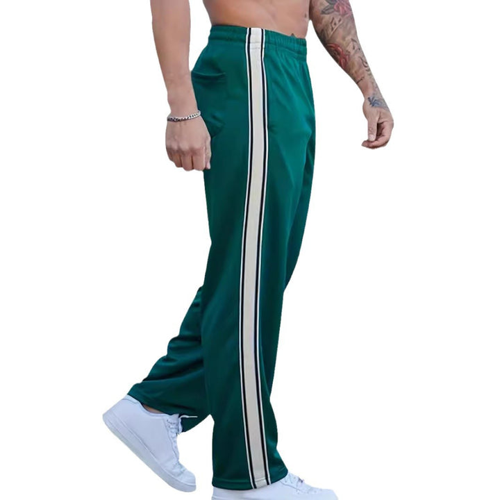 Herren Sportliche Freizeithose mit seitlichem Streifen Aliams