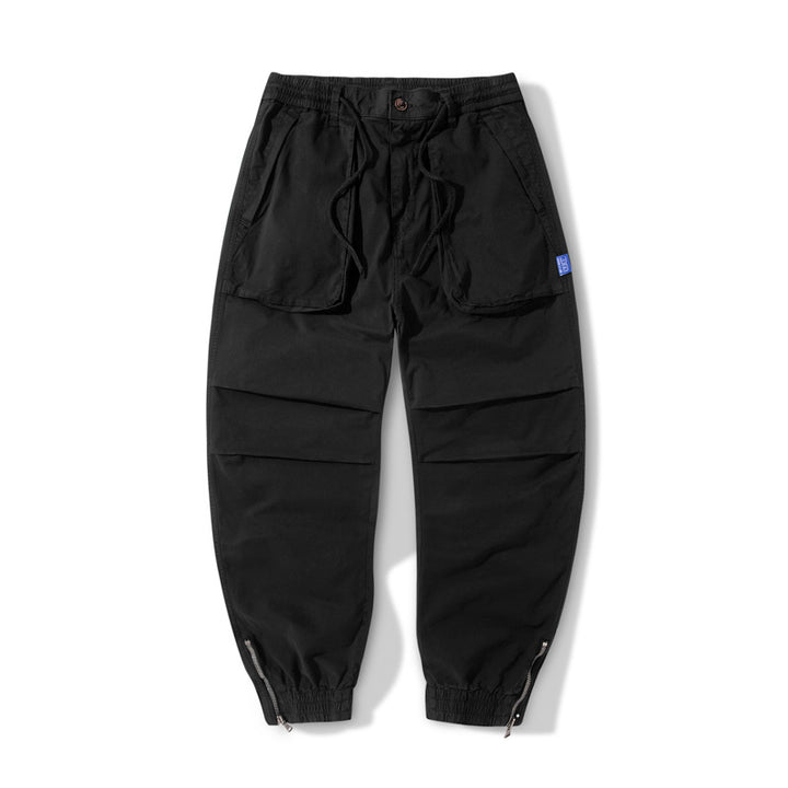 Herren Cargohose mit verstellbarem Bund und praktischen Taschen Aliams