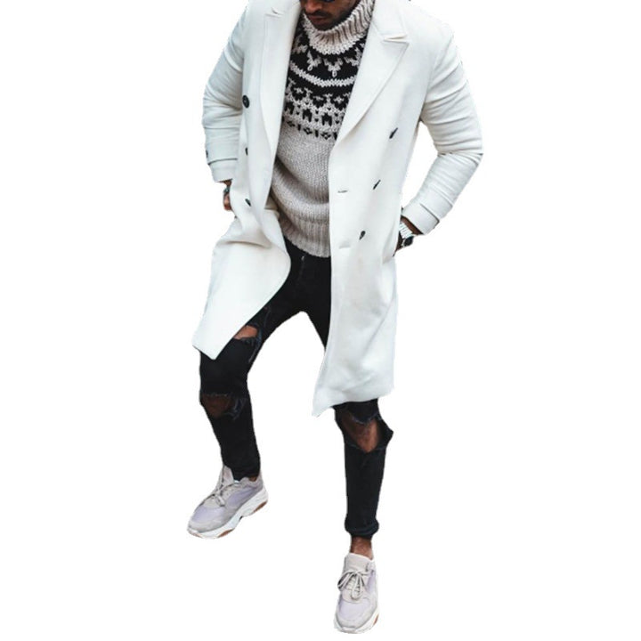 Herren eleganter Langmantel Aliams