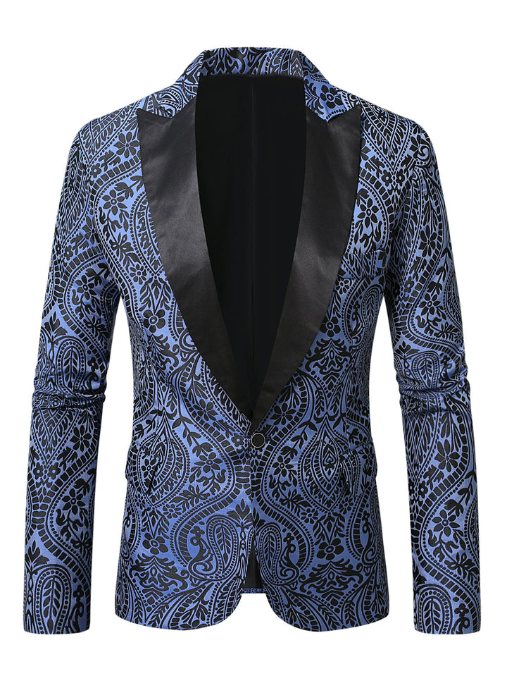 Herren stilvoller Blazer mit Paisleymuster Aliams
