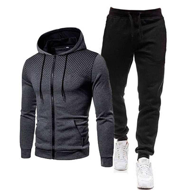 Herren sportliches Hoodie- und Jogginghose-Set mit atmungsaktiver Technologie Aliams