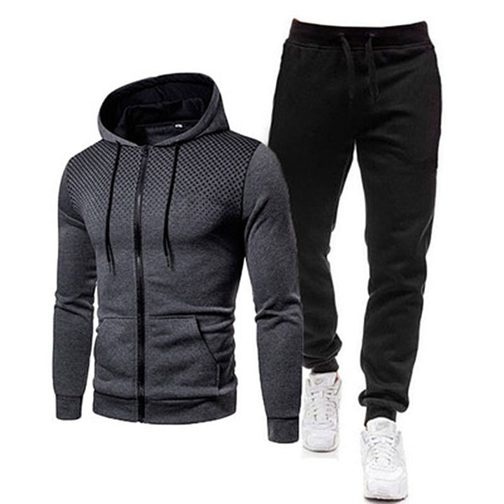 Herren sportliches Hoodie- und Jogginghose-Set mit atmungsaktiver Technologie Aliams