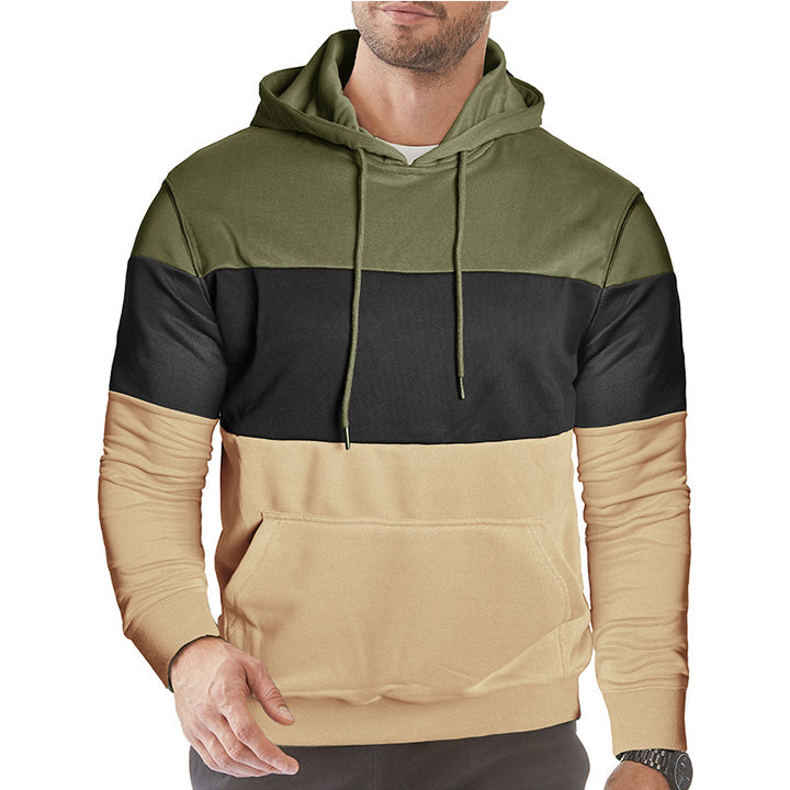 Herren Kapuzenpullover mit blockfarbenem Design Aliams